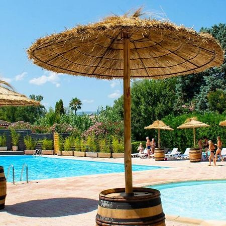 Camping Les Mimosas Hotel Pégomas Exterior foto