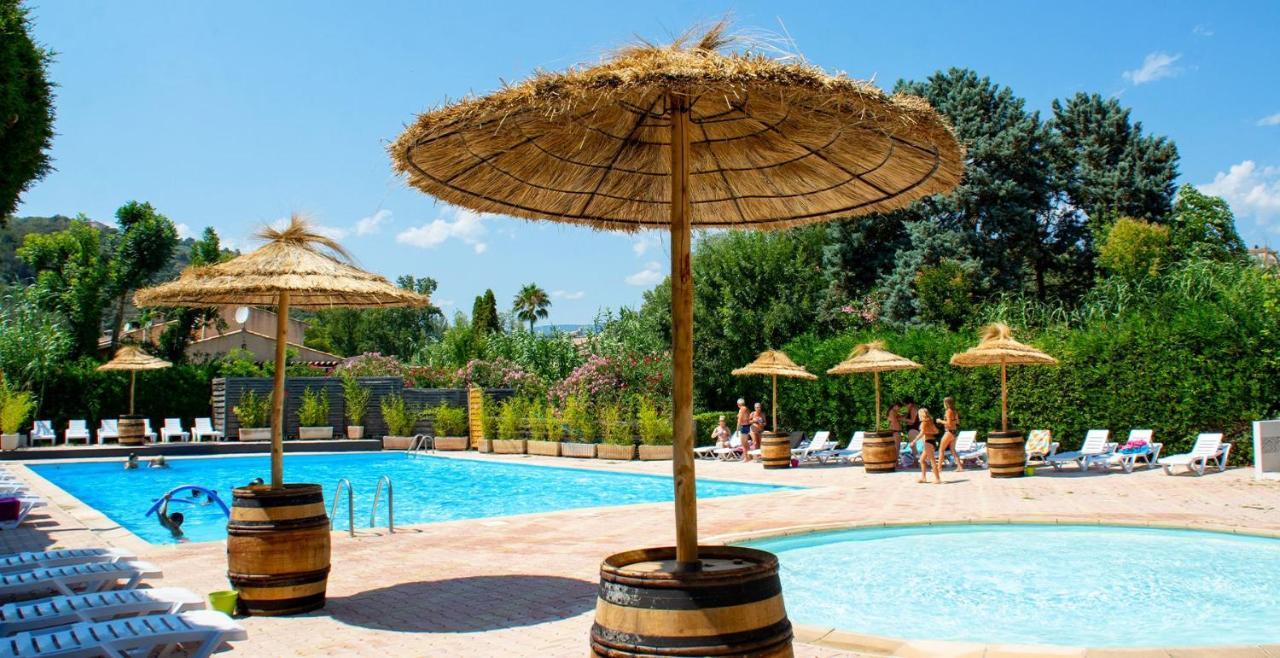 Camping Les Mimosas Hotel Pégomas Exterior foto